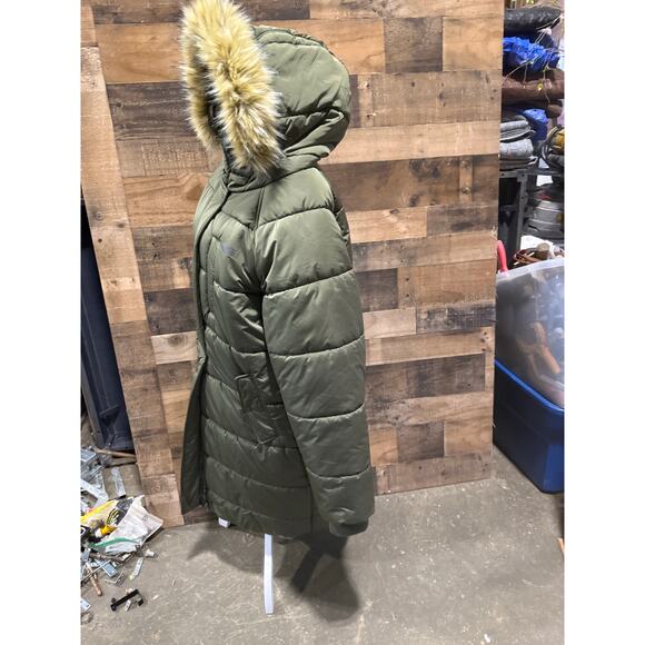 Vans- Green- Long Puffer Coat- Size XL W - Picture 3 of 7